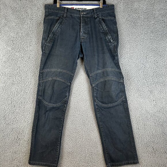 Dainese Men's Dark Blue Motorcycle Jeans 36 - Picture 1 of 11